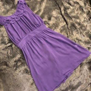 Beautiful purple summer sheer dress
